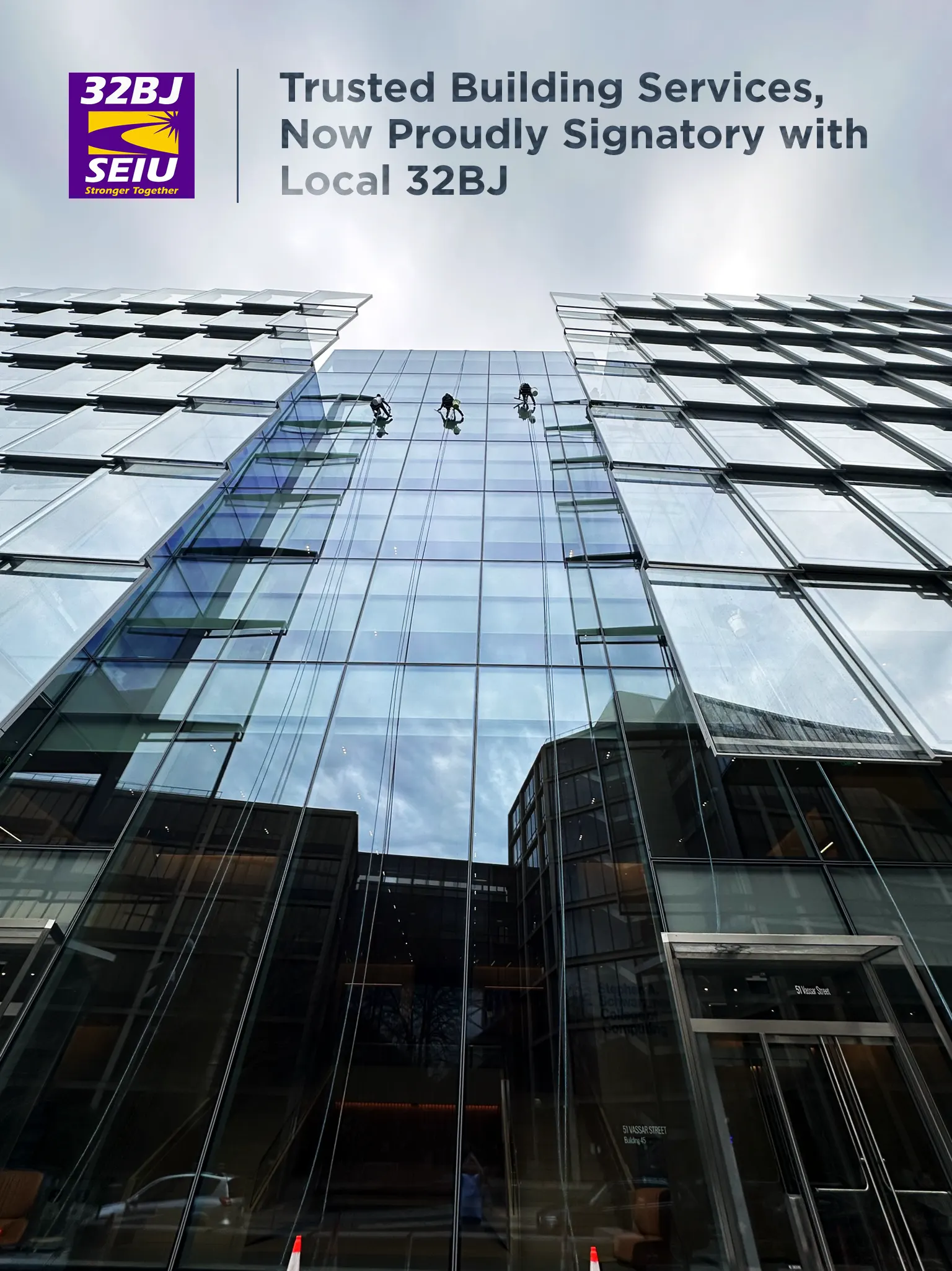 Above the rest building services 32Bj